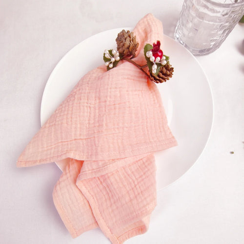 Cotton table napkins set of 10 korean style