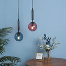 Modern glass pendant light for elegant interior decor