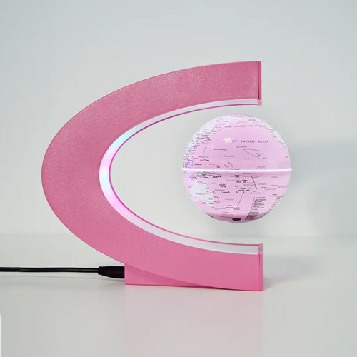 3d magnetic levitation globe with light autorotation - vue 4 sur 16