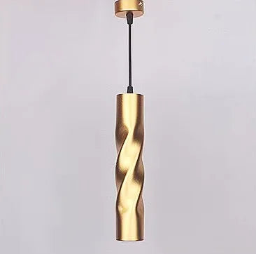 Dimmable cylindrical LED pendant light for interior decoration - vue 9 sur 10