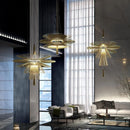 Modern minimalist LED designer chandelier for food bars