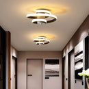 modern spiral LED ceiling light for a minimalist interior