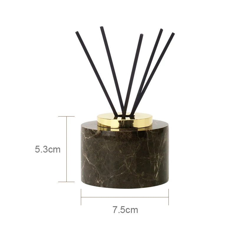 natural marble bathroom accessories luxury set - vue 18 sur 27
