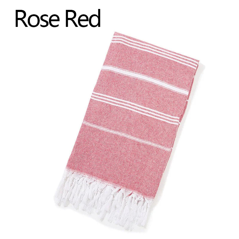 Extra large sand-free cotton beach towel