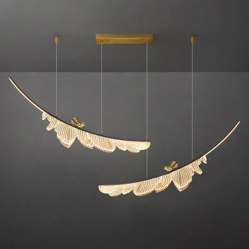 Modern LED ceiling light for an elegant and decorative interior - vue 5 sur 9