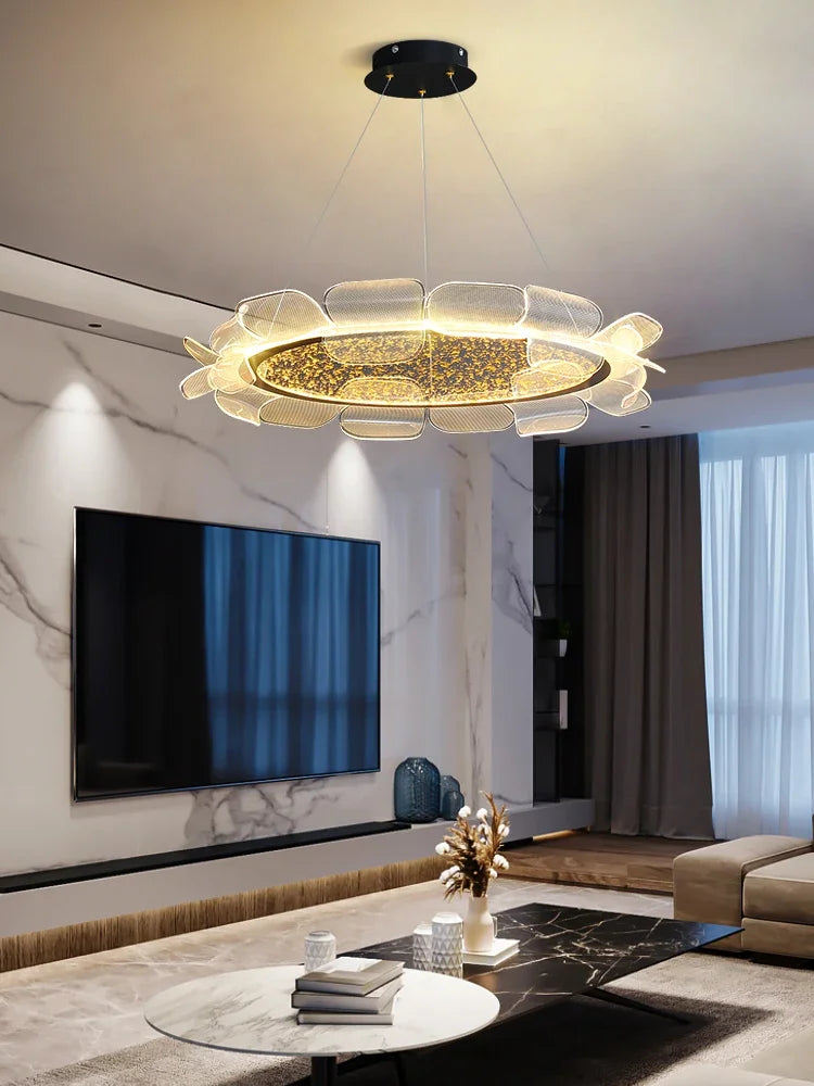 Modern acrylic pendant light for elegant interiors