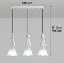 Glass chandelier for modern pendant lighting