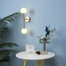 Nordic iron and glass luxury creative wall light