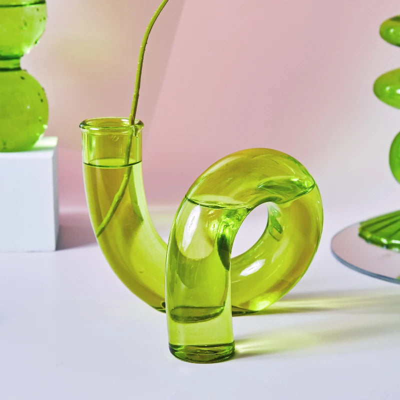 Nordic glass candle holders for weddings and decorative gifts