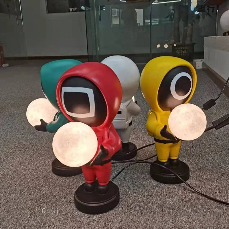 Nordic design astronaut table lamp 3D decorative night light