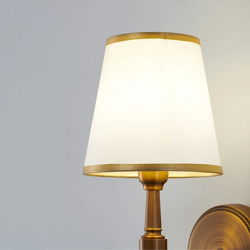 Retro American crystal wall light for living room decor - vue 3 sur 9