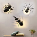 Creative insect wall light for interior decoration