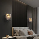Modern glass LED wall light for interior decoration