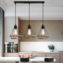 modern retro industrial wrought iron pendant light for indoor lighting