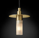 Modern decorative chrome iron pendant light for interiors