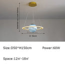 Creative earth moon football pendant light original design