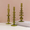 European glass candle holder for decoration and weddings