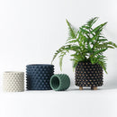 Nordic style retro cement flower pot for home decoration