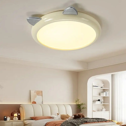 Cute cat ceiling light for children's room - vue 5 sur 8