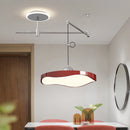 Adjustable modern LED pendant chandelier for dining room, office, bedroom
