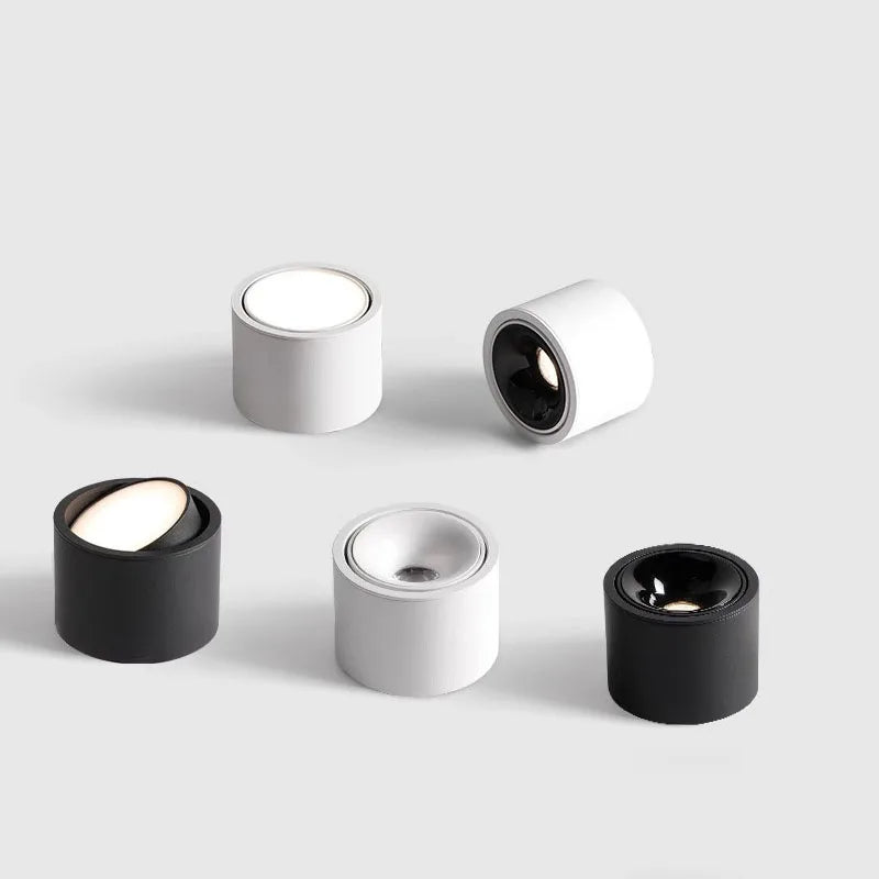 Ultra-thin surface mounted LED spotlight