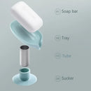 Creative lotus soap box with practical suction cup