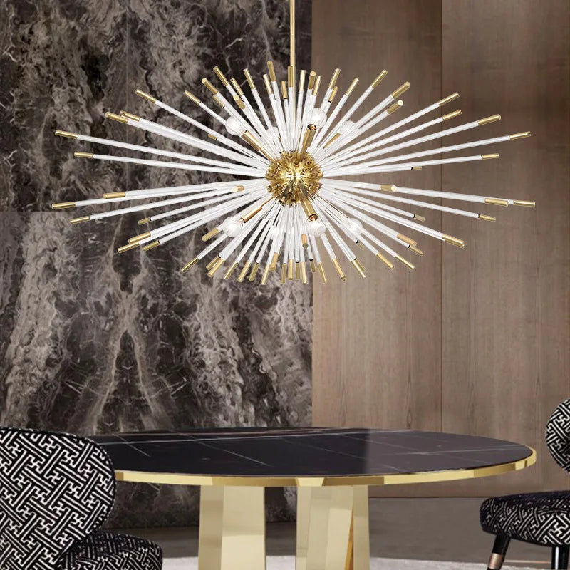 Luxury dandelion chandelier decorative lighting in stock