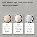 Nordic-style resin LED wall light moon design