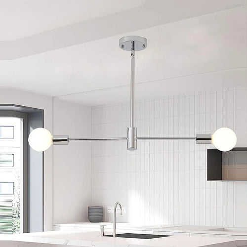 Modern Sputnik chandelier satellite pendant light 2/4/8 heads decoration - vue 9 sur 10