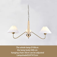 Elegant wooden chandelier for kitchen and island pendant light