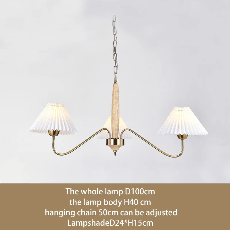 Elegant wooden chandelier for kitchen and island pendant light