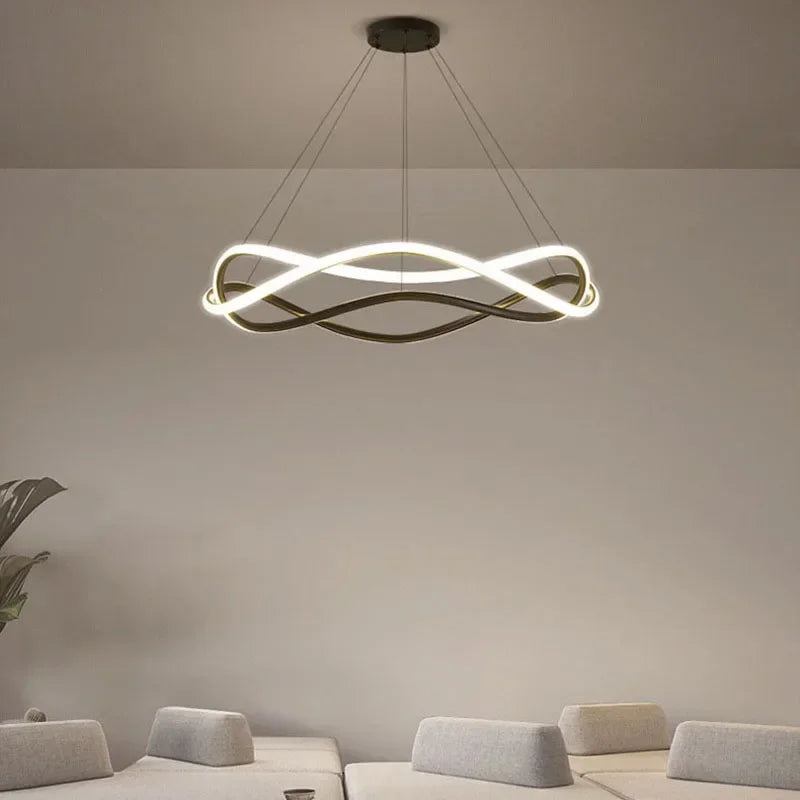 Modern LED pendant light ideal for interior decoration - vue 6 sur 12