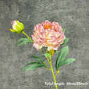 Silk artificial peony bouquet for weddings and home decor