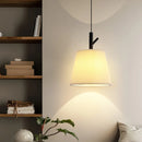 Pleated fabric chandelier for modern interior decor