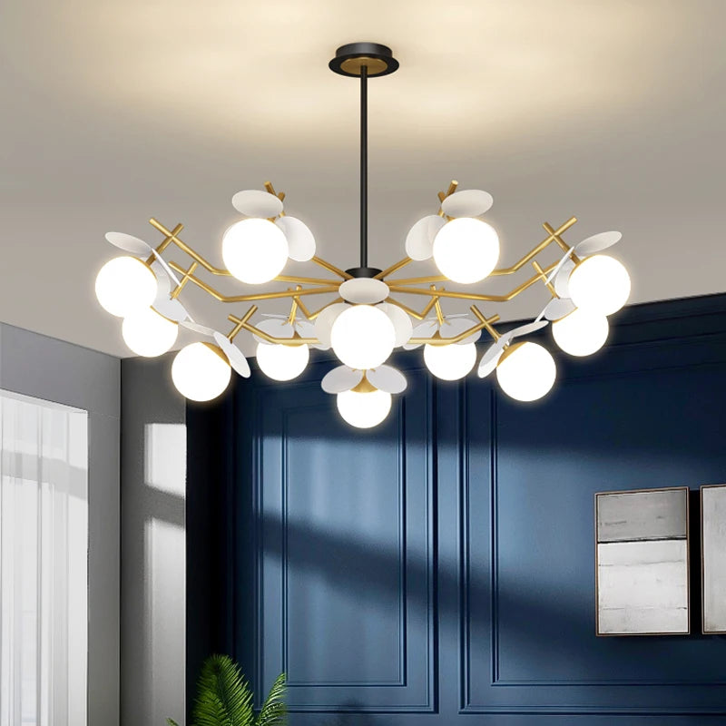 lustre à led moderne pour décoration de chambre d'enfant - vue 5 sur 12