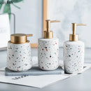 ceramic bottle for portable soap and lotion