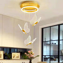 Butterfly LED acrylic chandelier pendant light for home décor