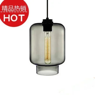Modern transparent glass pendant chandelier with elegant design - vue 16 sur 28