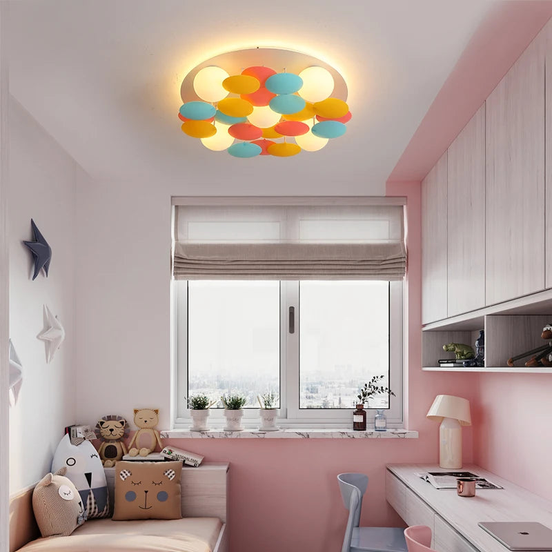 romantic design led ceiling light for modern artistic decoration