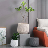 Silicone mould for concrete flower pot