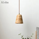 Stone pendant light for modern LED fixtures