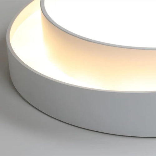Modern round LED ceiling light for various spaces - vue 7 sur 8