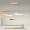 Modern minimalist LED iron art line pendant light