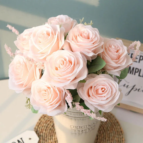 Artificial rose bouquet for weddings and home decor - vue 13 sur 12