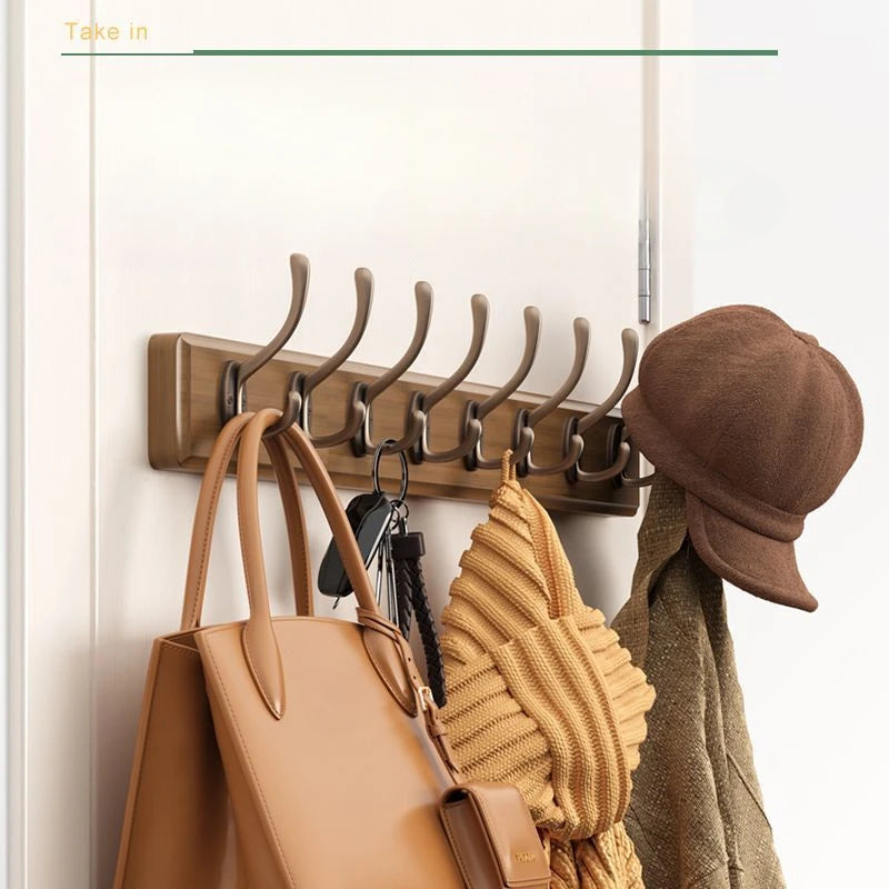 black walnut hangers for storage and wall decoration