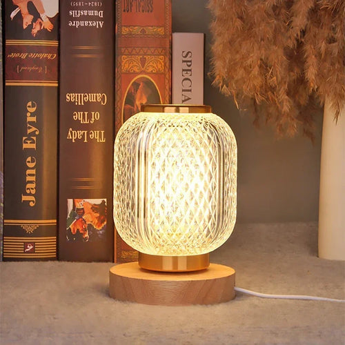 lampe à poser en cristal led rechargeable pour décoration intérieure - vue 3 sur 7
