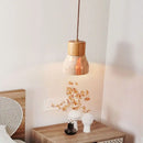 Nordic retro travertine hanging light for indoor decoration