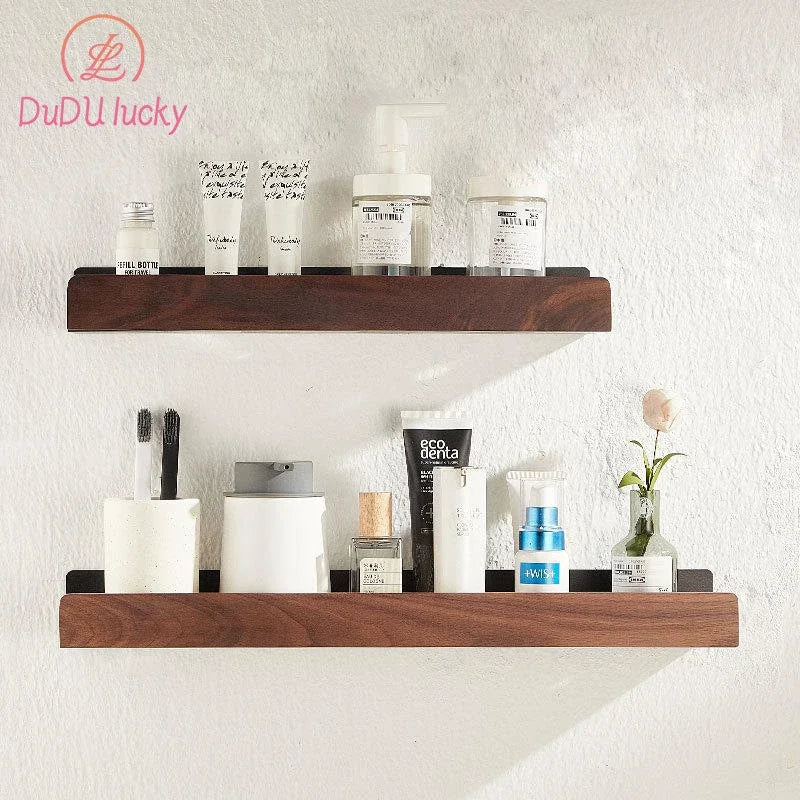 bathroom storage wall shelf - vue 6 sur 14