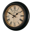 silent vintage wall clock classic metal design