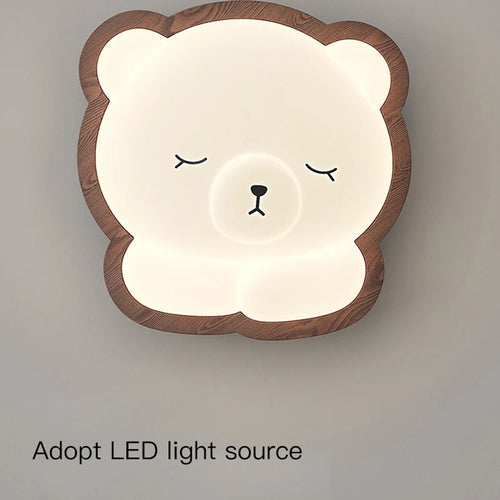 Modern bear ceiling light for children's room - vue 10 sur 10